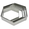 Cerf Dellier Hexagone à mousse inox ht 4,5 cm