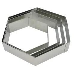 Cerf Dellier Hexagone à mousse inox ht 4,5 cm