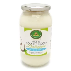 Cerf Dellier Huile vierge de noix de coco biologique désodorisée 1 L