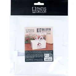 Cerf Dellier Kit ballotin chocolats blanc "Bonne fête maman"