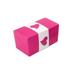 Cerf Dellier Kit Ballotin rose / blanc (x5)