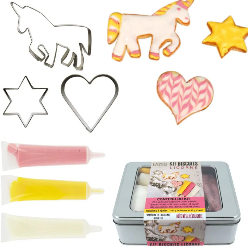 Cerf Dellier Kit biscuits licorne