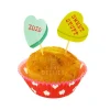 Cerf Dellier Kit déco cupcakes Coeurs Rouges