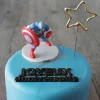 Cerf Dellier Kit décor gâteau Captain America
