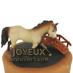 Cerf Dellier Kit décor Gâteau Cheval au trot