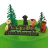 Cerf Dellier Kit décor Gâteau Chiens