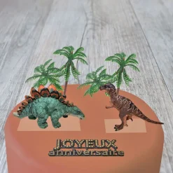 Cerf Dellier Kit décor gâteau Dinosaures