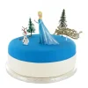 Cerf Dellier Kit décor gâteau Elsa et Olaf