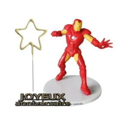 Cerf Dellier Kit décor gâteau Iron Man