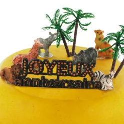 Cerf Dellier Kit Décor Gâteau Jungle