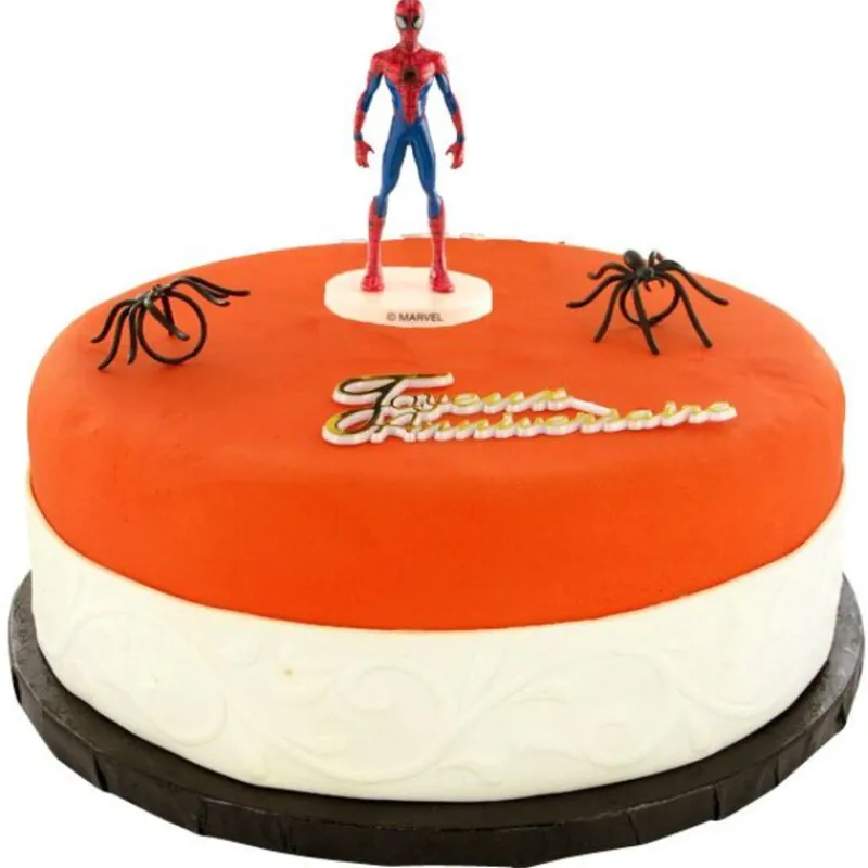 Cerf Dellier Kit décor gâteau L'Homme Araignée