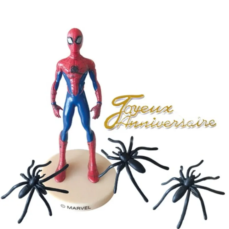 Cerf Dellier Kit décor gâteau L'Homme Araignée