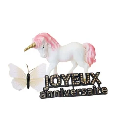 Cerf Dellier Kit Décor gâteau Licorne