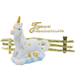 Cerf Dellier Kit Décor gâteau Licorne couchée