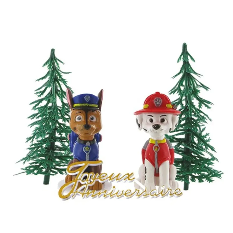 Cerf Dellier Kit décor gâteau Pat' Patrouille
