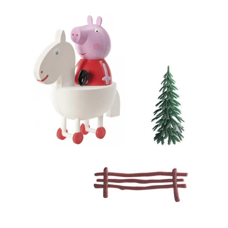 Cerf Dellier Kit décor gâteau Peppa Pig