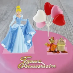 Cerf Dellier Kit décor gâteau Princesse à la pantoufle de verre