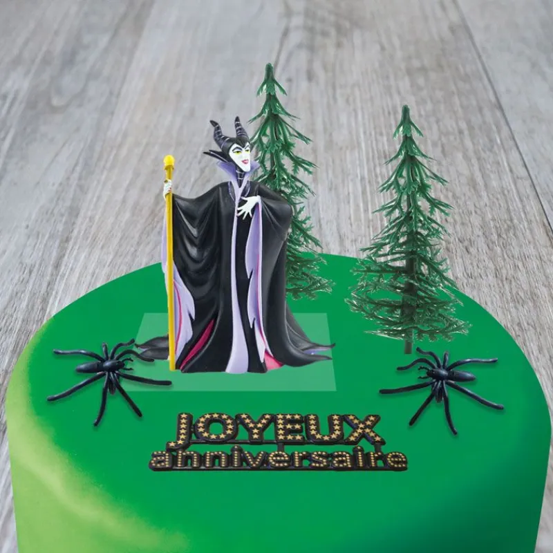 Cerf Dellier Kit décor gâteau sorcière maléfique