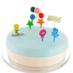 Cerf Dellier Kit décor gâteau Titi surfeur