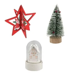 Cerf Dellier Kit décor étoile de Noël en bois