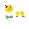 Cerf Dellier Kit décors de Pâques poussins chenilles