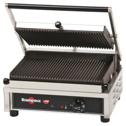 Cerf Dellier Krampouz grill fonte rainurée amovible simple 2,6 KW