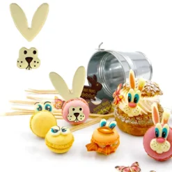 Cerf Dellier Lapin en chocolat blanc (x64)