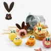 Cerf Dellier Lapins en chocolat noir (x 64) - DDM 07/24