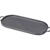 Cerf Dellier Le Chasseur grill ovale à anses 53 x 23 cm