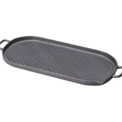 Cerf Dellier Le Chasseur grill ovale à anses 53 x 23 cm