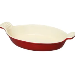 Cerf Dellier Le Chasseur plat ovale rouge 25 cm