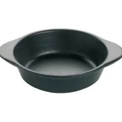 Cerf Dellier Le Chasseur plat rond creux noir 15 cm