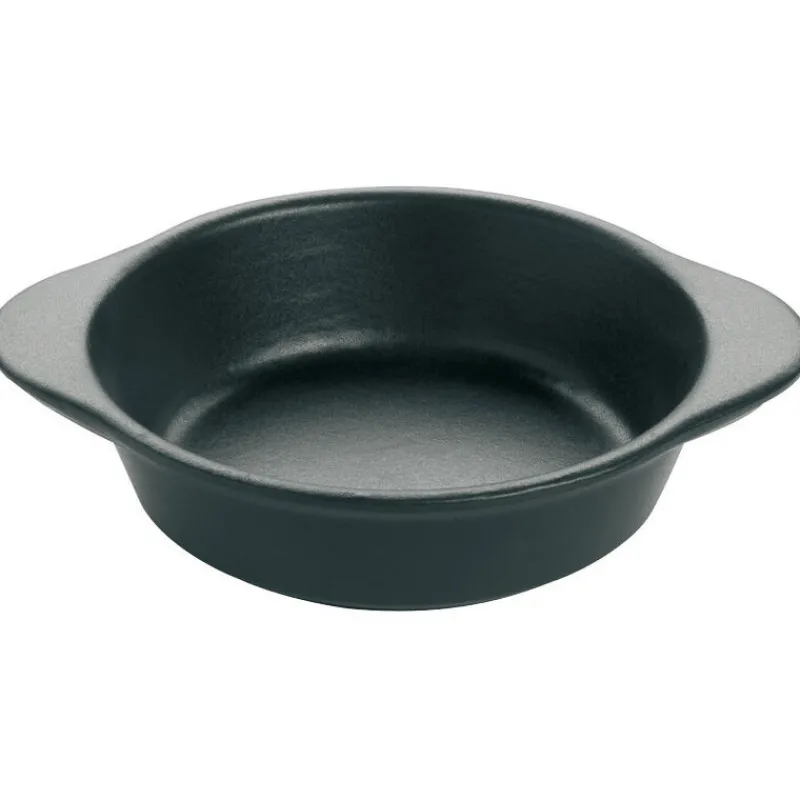 Cerf Dellier Le Chasseur plat rond creux noir 15 cm