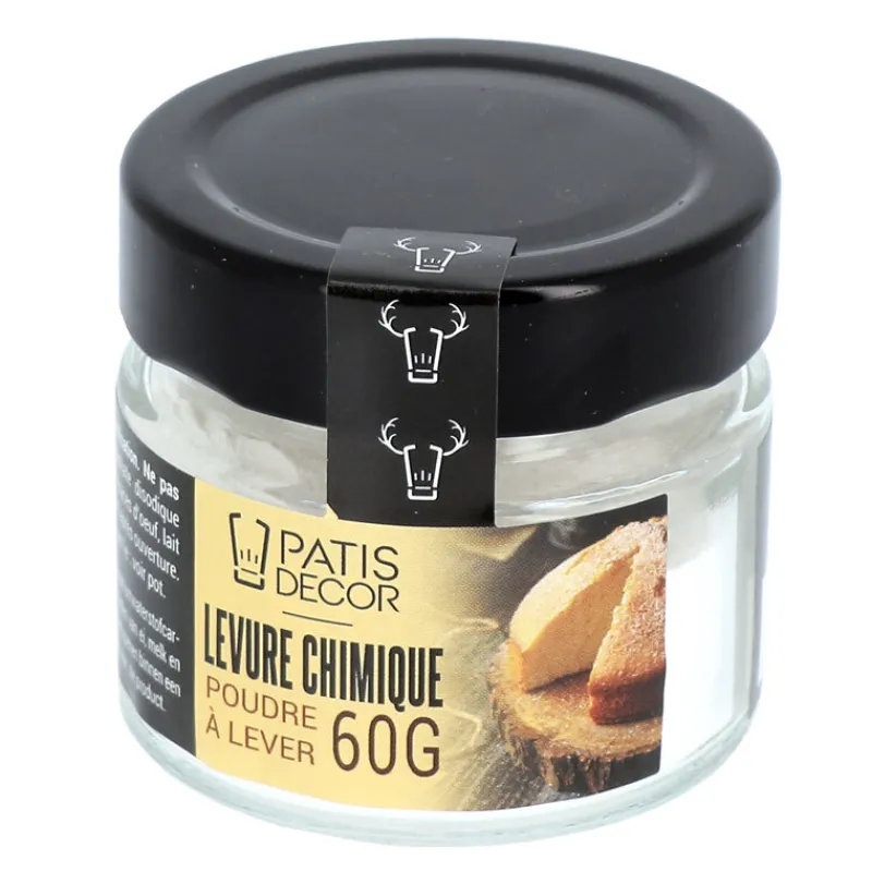 Cerf Dellier Levure chimique - poudre à lever 60 g