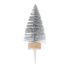 Cerf Dellier Lot cake toppers sapins argentés (±30)