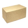 Cerf Dellier Lot de boîte à buche en kraft (x50) - 20 x 11,5 x 10,5 cm