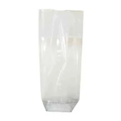 Cerf Dellier Lot sachets à motif dentelle blanche - 12 x 26 cm (x100)