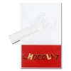 Cerf Dellier Lot sachets motif chocolat + liens - 14 x 23 cm (x10)