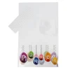 Cerf Dellier Lot sachets motif œufs de Pâques + liens - 14 x 23 cm (x10)