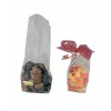 Cerf Dellier Lots sachets transparents fond plat -120+70x330mm (x50)