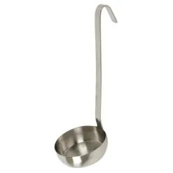 Cerf Dellier Louche inox à fond plat pour pizza 10 cm