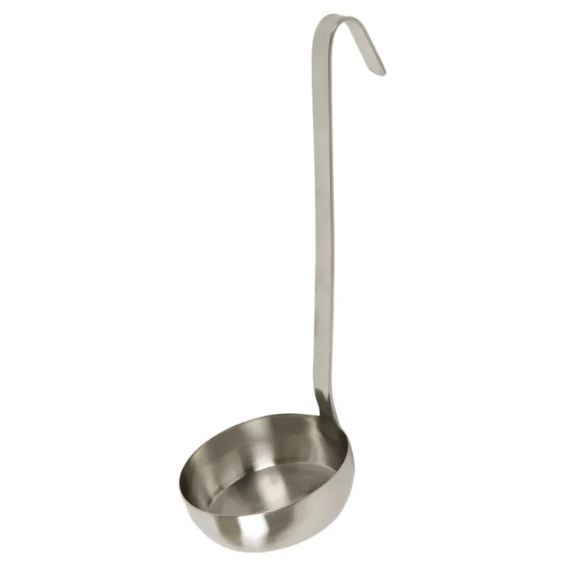 Cerf Dellier Louche inox à fond plat pour pizza 10 cm