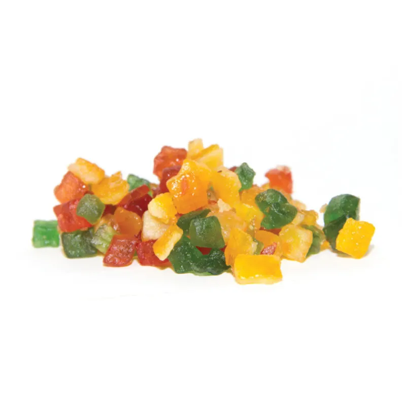 Cerf Dellier Macédoine de fruits confits en cubes 1 Kg