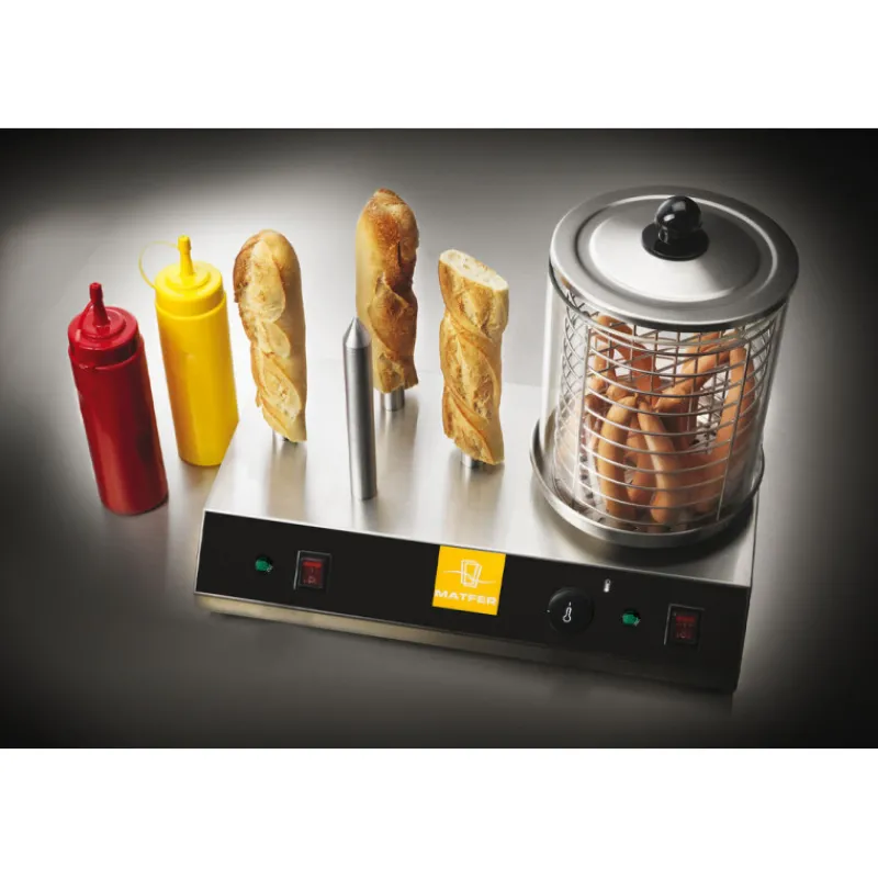 Cerf Dellier Matfer chauffe-saucisses 4 plots