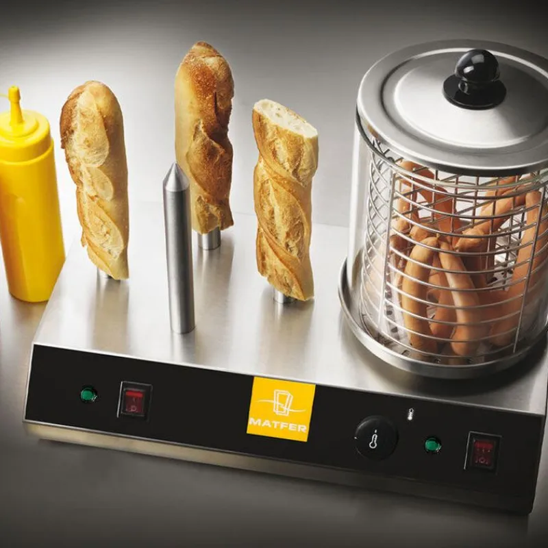 Cerf Dellier Matfer chauffe-saucisses 4 plots