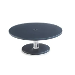 Cerf Dellier Mealplak présentoirs à gâteaux ronds anthracite 11 cm