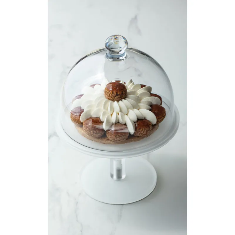 Cerf Dellier Mealplak présentoirs à gâteaux ronds blanc 11 cm