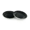 Cerf Dellier Mini assiette carton ronde noire 88 mm (x100)