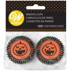 Cerf Dellier Mini caissette cupcake citrouille Wilton (x100)