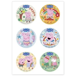 Cerf Dellier Mini disques azyme Peppa Pig (x6)